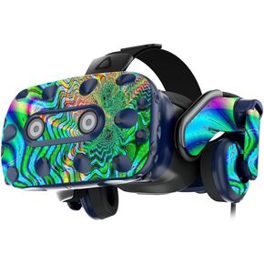 MightySkins Skin Compatible with HTC Vive Pro VR Headset - Psychedelic | Protective, Durable, and Unique Vinyl Decal wrap Cover | Easy to Apply, Remove, and Change Styles | Made in The USA