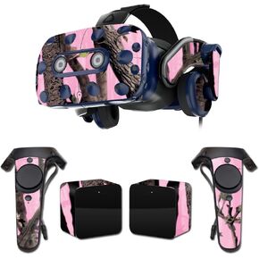 MightySkins Skin Compatible with HTC Vive Pro VR Headset - Pink Tree Camo | Protective, Durable, and Unique Vinyl Decal wrap Cover | Easy to Apply, Remove, and Change Styles | Made in The USA