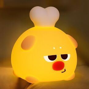 YuanDian Dog Night Light - هدية للبالغين والمراهقين والأطفال. قم بتزيين غرفة نوم الأطفال بأضواء ليلية لطيفة على شكل ساق دجاج من السيليكون - هدية عيد ميلاد للأطفال والأطفال الصغار in Kuwait