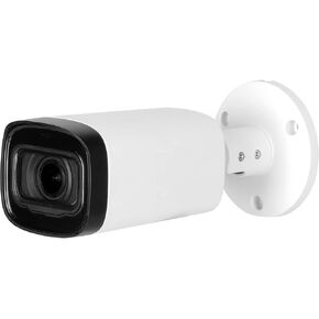 Dahua Diamond 4 in 1 Analog Camera HAC-HFW1801R-Z-A, Smart IR Illumination, CVI/CVBS/AHD/TVI Switchable, 12 VDC, IP67 Indoor and Outdoor (Bullet White, 8MP 2.7-12mm Motorized Lens)