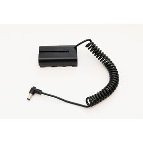 DC 5.5/2.1mm to NP-F970 F570 F550 Dummy Battery Pack Power Adapter for Atomos Shogun Inferno Ninja,Zoom F6 Recorder,BMPCC 6K Pro,Smallhd Focus 7 Monitor