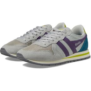 Gola Women's Daytona Sneaker, Light Grey/Foxglove/Sulphur, 8.5 in Kuwait