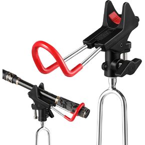 PLUSINNO Fishing Rod Holders for Bank Fishing - Upgraded Fishing Pole Holders for Ground, Beach, 360 Degree Adjustable Fishing Pole Stand Equipment, Gift for Men Father’s Day, Birthday Day