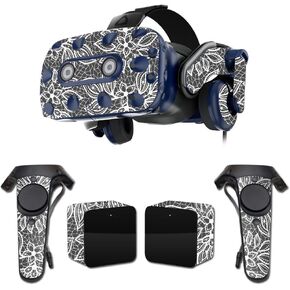 MightySkins Skin Compatible with HTC Vive Pro VR Headset - Floral Lace | Protective, Durable, and Unique Vinyl Decal wrap Cover | Easy to Apply, Remove, and Change Styles | Made in The USA