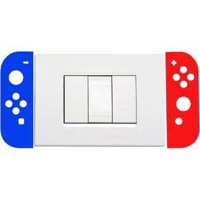 5 Pack Light Switch Sticker Decal, Gaming Controller Light Switch Wall Decal Sticker Funny, Kids Gaming Room Decor