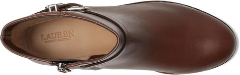 Lauren Ralph Lauren Women's Brooke Burnished Leather Bootie in Saudi Arabia
