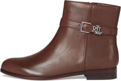 Lauren Ralph Lauren Women's Brooke Burnished Leather Bootie in Saudi Arabia