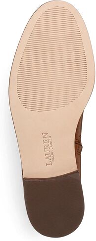 Lauren Ralph Lauren Women's Brooke Burnished Leather Bootie in Saudi Arabia
