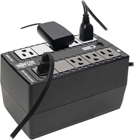 Eaton Tripp Lite BC350 350VA Small UPS 210W Battery Backup Surge Protector | 6 Outlets, Replaceable Battery, Home & Office, 5ft Extension Cord, 3-Year Manufacturer's Warranty & $100,000 Insurance in Kuwait