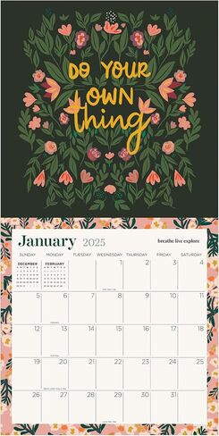 TF PUBLISHING 2025 Mom's Manager Wall Calendar | Large Grids for Appointments and Scheduling | Vertical Monthly Wall Calendar 2025 | Home and Office Organization | Premium Matte Paper | 12"x12" in Saudi Arabia