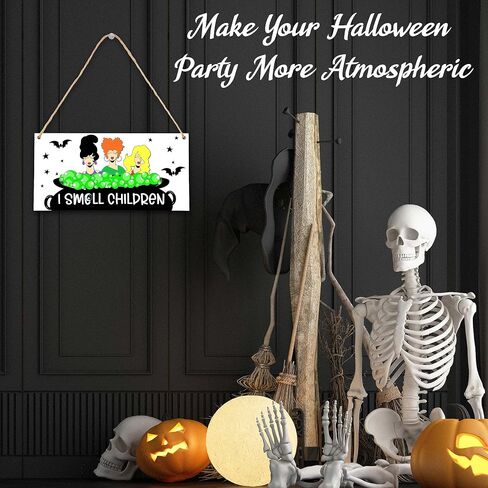 It's Frickin Bats Halloween Horror Decor, Halloween Wooden Door Sign for Front Door Room Decor, Halloween Party Decorations for Bedroom Nursery Playroom Wall Art (5"x10") -wswood-A02 in Saudi Arabia
