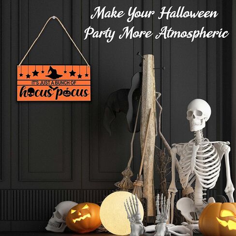 It's Frickin Bats Halloween Horror Decor, Halloween Wooden Door Sign for Front Door Room Decor, Halloween Party Decorations for Bedroom Nursery Playroom Wall Art (5"x10") -wswood-A02 in Saudi Arabia