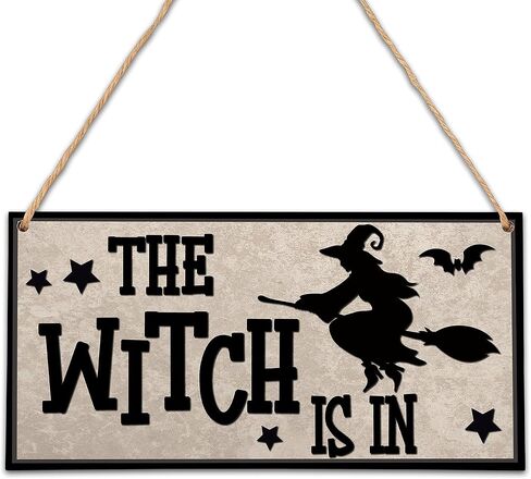 It's Frickin Bats Halloween Horror Decor, Halloween Wooden Door Sign for Front Door Room Decor, Halloween Party Decorations for Bedroom Nursery Playroom Wall Art (5"x10") -wswood-A02 in Saudi Arabia