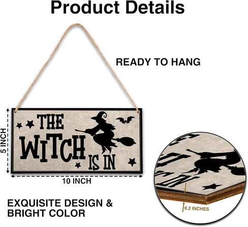 It's Frickin Bats Halloween Horror Decor, Halloween Wooden Door Sign for Front Door Room Decor, Halloween Party Decorations for Bedroom Nursery Playroom Wall Art (5"x10") -wswood-A02 in Saudi Arabia