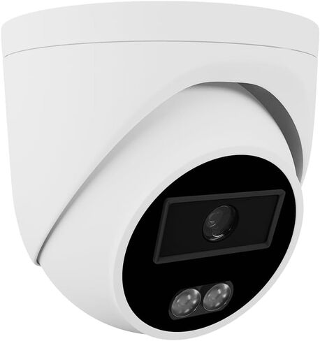 4MP 2K PoE Dome IP Security Camera, Built-in Mic Night Vision, Outdoor/Indoor, Full Metal in Saudi Arabia