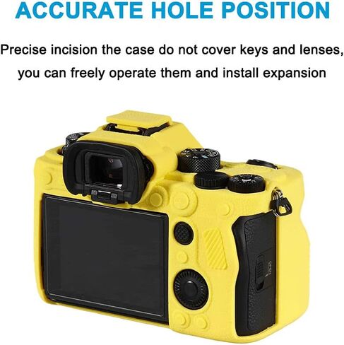 Easy Hood Camera Case for Sony Alpha 1 A1 Digital Camera, Anti-Scratch Soft Silicone Rubber Case Protective Body Housing Protector Skin Cover(White) in Saudi Arabia