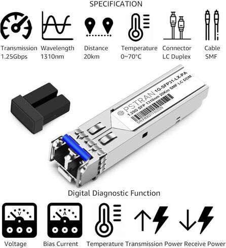 وحدة ارسال واستقبال نحاسية 1000BASE-T SFP الى RJ-45 لسيسكو ميراكي MA-SFP-1GB-TX 100 متر Cat5e/6 4 قطع من اوبستران in Kuwait