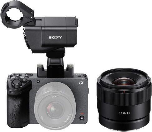 كاميرا سوني FX30 Super 35 Cinema Line مع وحدة مقبض XLR وعدسة E مقاس 11 مم f/1.8 in Saudi Arabia