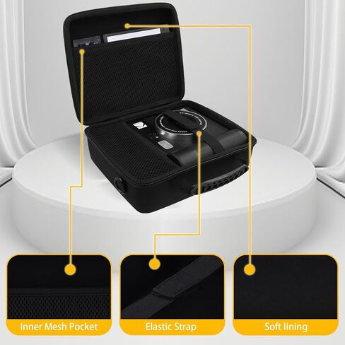 khanka Hard Travel Case Replacement for KODAK Mini Shot 4 ERA 4PASS 2-in-1 Instant Camera and Photo Printer,Case only. (Black) in Saudi Arabia