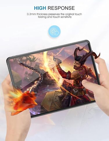 SPARIN 2 Pack Screen Protector for iPad Air 11 Inch M2 2024 (6th Generation), Tempered Glass Film with Easy Installation Tray, Apple Pencil Compatible Case Friendly Scratch Resistant in Saudi Arabia
