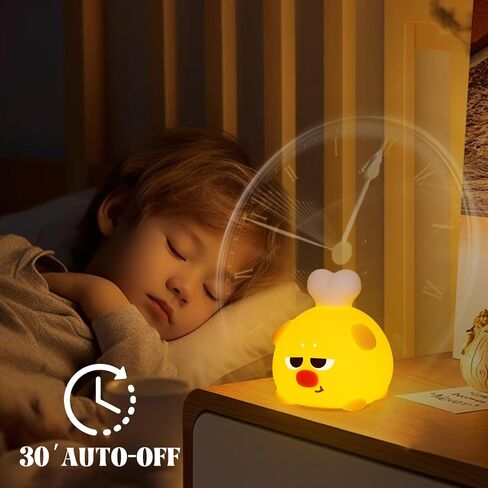 YuanDian Dog Night Light - Gift for Adults, Teens and Babies. Decorate Kids' Bedroom with Cute Silicone Chicken Leg Shaped Dog Nightlights - Christmas Birthday Gift for Children and Toddlers in Saudi Arabia