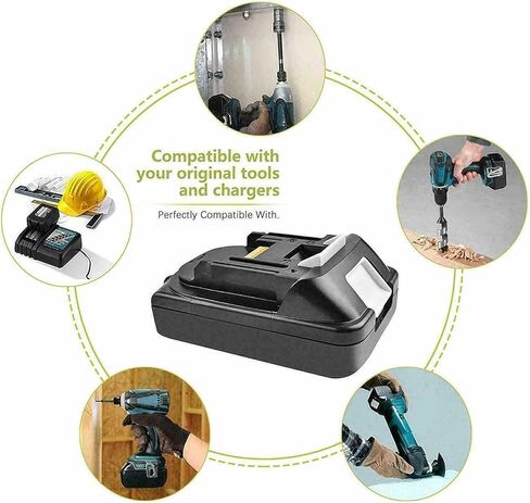 Replacement Battery for Makita BDF452 LXFD01 BTW450 BJR182 BCL180 BSS501 BUB182 BJR181 LXDT04Z in Kuwait