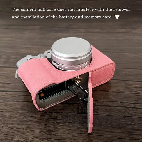 X100VI Camera Case,PU Leather Camera Half Case Compatible with Fujifilm X100VI Digital Camera - Green in Saudi Arabia