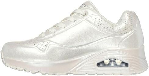 حذاء Skechers نسائي M-Uno - Pearl Princess، White Pearl، 7 Medium US in Saudi Arabia