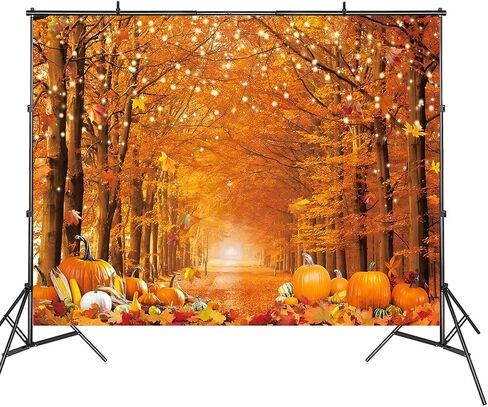 10x8ft أشجار القيقب خلفية الخريف الغابات مسار الأوراق المتساقطة طبيعة المناظر الطبيعية التصوير خلفية ضوء الشمس صباح توهج الحصاد حزب التخييم عيد ميلاد السفر الزفاف صور استوديو الدعامة in Saudi Arabia