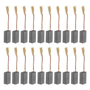 Carbon Motor Brushes 20PCS Electric Motor Brushes by Size, Electric Motor Brushes, AC Blower Motor Brush Replacement Angle Grinder Brush for Power Tool Repair Parts