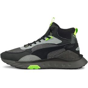 PUMA 381598-01 Wild Rider MID WS Black US Size 8.5