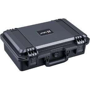 Lykus HC-3910 Waterproof Hard Case with Customizable Foam Insert, Interior Size 15.31x8.94x4.53 in, Suitable for electronics and more