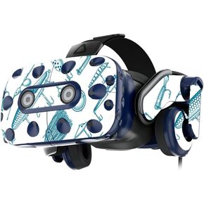 MightySkins Skin Compatible with HTC Vive Pro VR Headset - Teal Lures | Protective, Durable, and Unique Vinyl Decal wrap Cover | Easy to Apply, Remove, and Change Styles | Made in The USA