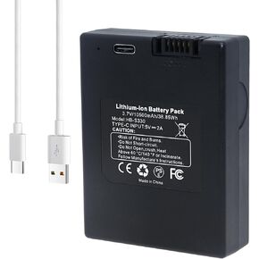 Replacement Battery for S330 S230 E330 S231 Video Smart Lock 3-in-1 and Smart Drop Rechargeable Battery