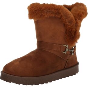 Avenue Women's Cloudwalkers Wide FIT Pippa Hug Boot Fashion, Cognac/Cream, 12