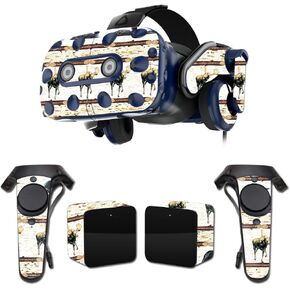 MightySkins Skin Compatible with HTC Vive Pro VR Headset - Lodge Stripes | Protective, Durable, and Unique Vinyl Decal wrap Cover | Easy to Apply, Remove, and Change Styles | Made in The USA