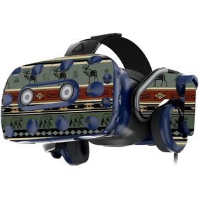 MightySkins Skin Compatible with HTC Vive Pro VR Headset - Cabin Stripes | Protective, Durable, and Unique Vinyl Decal wrap Cover | Easy to Apply, Remove, and Change Styles | Made in The USA