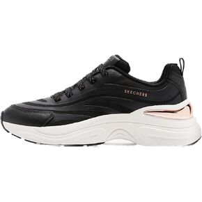 Skechers Women's Hazel-Your Way Sneaker, 7.5 Black