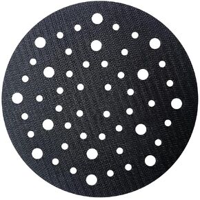 Toromp 6 Inch 52 Hole 12 mm Thickness Soft Interface Hook and Loop Car Body Repair Buffing & Polishing Sponge Cushion Pad Interface Buffer Pad