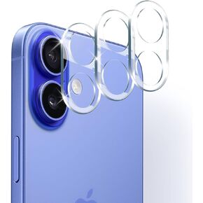 6PCS Rear Back Camera Lens Protector Tempered Glass for iPhone 16 Pro Max iPhone 15 Pro Max iPhone 16 Pro iPhone 15 Pro - HD Clear Full Coverage Guard