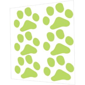 Paw Print Wall Stickers Animal Decals for Kids Room Decor Car Ceiling Small Lamp Shades PVC Stickers for Nursery Kindergarten Decor