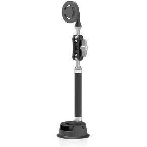 FiTSTILL حامل كأس شفط ممتد للسيارة متوافق مع هاتف IPad Go Pro Hero Max DJI Osmo Pocket Action، مع قاعدة ثابتة مغناطيسية 1/4"-20 محول خيط قياسي، آلية رأس كروية مزدوجة in Kuwait