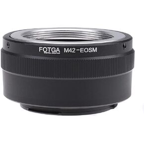 Fotga Lens Mount Adapter for M42 42mm Screw Mount Lens to Canon EOS EF-M Mount M M2 M3 M5 M6 II M10 M50 M100 M200 Mirrorless Camera