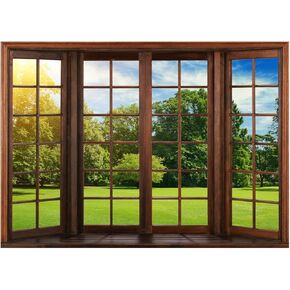 WOLADA Zoom Backdrop for Home Office Window Backdrop Office Backdrop for Video Conference 7x5FT 12024