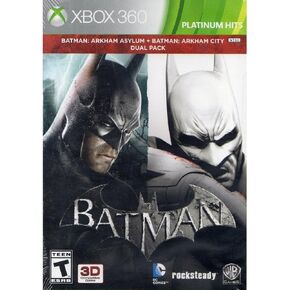 Batman: Arkham Asylum + Batman: Arkham City Dual Pack - Platinum Hits - XBOX 360