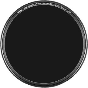 Kase Wolverine Revolution 52mm Magnetic ND64 6 Stop Shockproof Tempered Optical Glass Filter w Yellow Ring & Adapter