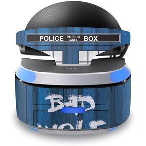 MightySkins Skin Compatible with Sony Playstation VR wrap Cover Sticker Skins Time Lord Box