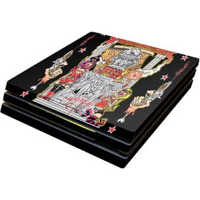 MightySkins Skin Compatible with Sony Playstation 4 Pro PS4 wrap Cover Sticker Skins Smoking Abe