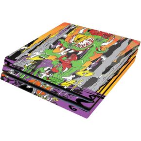 MightySkins Skin Compatible with Sony Playstation 4 Pro PS4 wrap Cover Sticker Skins Dragon Rocker