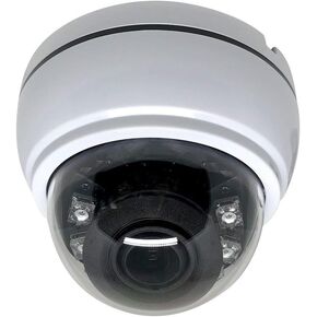 101AV 1080P True Full-HD 4in1 (TVI, AHD, CVI, CVBS) IR Indoor Dome Camera 2.8-12mm DWDR OSD Control D/N Vision High Resolution Wide Angle View for CCTV DVR Home Office Surveillance Security DC12V